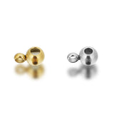 10pcs Stainless Steel Spacer Charm Beads for DIY Jewelry Making