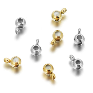 10pcs Stainless Steel Spacer Charm Beads for DIY Jewelry Making