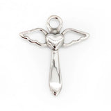 10pcs Stainless Steel Cross Charms Pendant for Jewelry Making