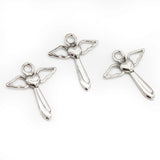 10pcs Stainless Steel Cross Charms Pendant for Jewelry Making