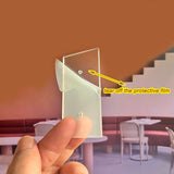 10pcs Stud Earrings Display Clear Acrylic Jewelry Board DIY Store Storage