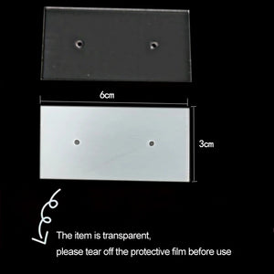 10pcs Acrylic Stud Earrings Display Clear Jewelry Board DIY Accessories Store