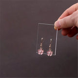 10pcs Acrylic Stud Earrings Display Clear Jewelry Board DIY Accessories Store