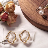 10pcs Acrylic Stud Earrings Display Clear Jewelry Board DIY Accessories Store