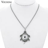 10pcs Tortoise Pendant Snap Button Charms Necklace 18mm NN-292*10