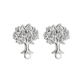 10pcs Stainless Steel Tree Earrings Gold/Silver Tone