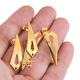 10pcs Stainless Steel Plated Arrow Ear Post Stud Earrings DIY Dangle Earring