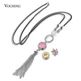 Vintage Choker Necklace Tassel Snap Button Jewelry Lot