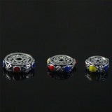 10pcs Nepal Charm Metal Beads 8mm 10mm 12mm