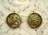 10pcs Vintage Metal Frame Pendant for Resin Jewelry Making