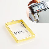 10pcs Vintage Metal Frame Pendant for Resin Jewelry Making