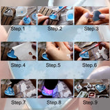 10pcs Vintage Metal Frame Pendant for Resin Jewelry Making