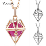 Vocheng Pregnancy Ball Pendant Necklace for Women