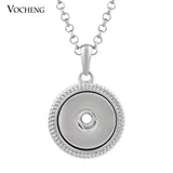 Vocheng Snap Button Round Pendant Necklace 18mm Charms 10pcs/lot