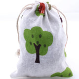 10pcs/lot 10x14cm Cotton Drawstring Bags Jewelry Packaging Wedding Gift Pouches