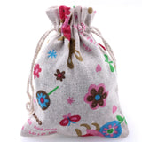 10pcs/lot 10x14cm Cotton Drawstring Bags Jewelry Packaging Wedding Gift Pouches