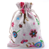 10pcs/lot 10x14cm Cotton Drawstring Bags Jewelry Packaging Wedding Gift Pouches