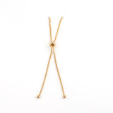 10pcs Stainless Steel Slider Chain for DIY Bracelets