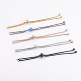 10pcs Stainless Steel Slider Chain for DIY Bracelets