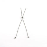 10pcs Stainless Steel Slider Chain for DIY Bracelets