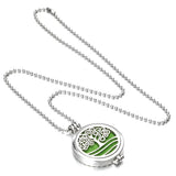 10pcs Tree of Life Aroma Necklace Essential Oils Diffuser Pendant