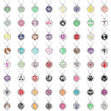 10pcs Tree of Life Aroma Necklace Essential Oils Diffuser Pendant