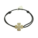 10pcs/lot Wish Card Bracelet Clover Charm Adjustable Cord Bracelet
