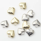 10pcs Zinc Alloy Letter Heart Pendant Charms DIY Jewelry Making Finding
