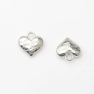 10pcs Zinc Alloy Letter Heart Pendant Charms DIY Jewelry Making Finding