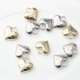 10pcs Zinc Alloy Letter Heart Pendant Charms DIY Jewelry Making Finding