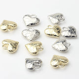 10pcs Zinc Alloy Letter Heart Pendant Charms DIY Jewelry Making Finding