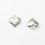 10pcs Zinc Alloy Letter Heart Pendant Charms DIY Jewelry Making Finding