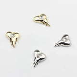 10pcs Heart Pendant Charms For DIY Jewelry Making