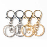 10pcs Zinc Alloy Lobster Buckle Key Ring Chain Bag Jewelry Accessories