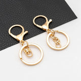 10pcs Zinc Alloy Lobster Buckle Key Ring Chain Bag Jewelry Accessories
