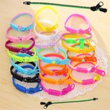 10pcs Zip Bracelet Wristband Metal Zipper Neon Creative Bracelet For Women