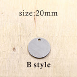 10pcs/lot-Teacher Candle Stainless Steel Charms - DIY Pendants