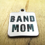 10pcs Band Mom Stainless Steel Charms - Customized DIY Pendants