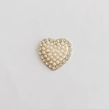 10pcs/lot Bling Heart Charm Pendants Hair Clothing Accessories DIY