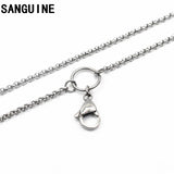 10pcs Stainless Steel Beads Chain Necklace 80cm For Glass Locket