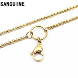 10pcs Stainless Steel Beads Chain Necklace 80cm For Glass Locket