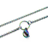 10pcs Stainless Steel Beads Chain Necklace 80cm For Glass Locket