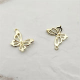 10pcs Butterfly Metal Charms for DIY Jewelry Making Accessories