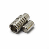 10pcs Stainless Steel Magnetic Clasps Leather Cord Clasp