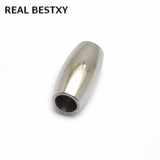10pcs Strong Magnetic Clasps Round Leather Cord Jewelry Closures