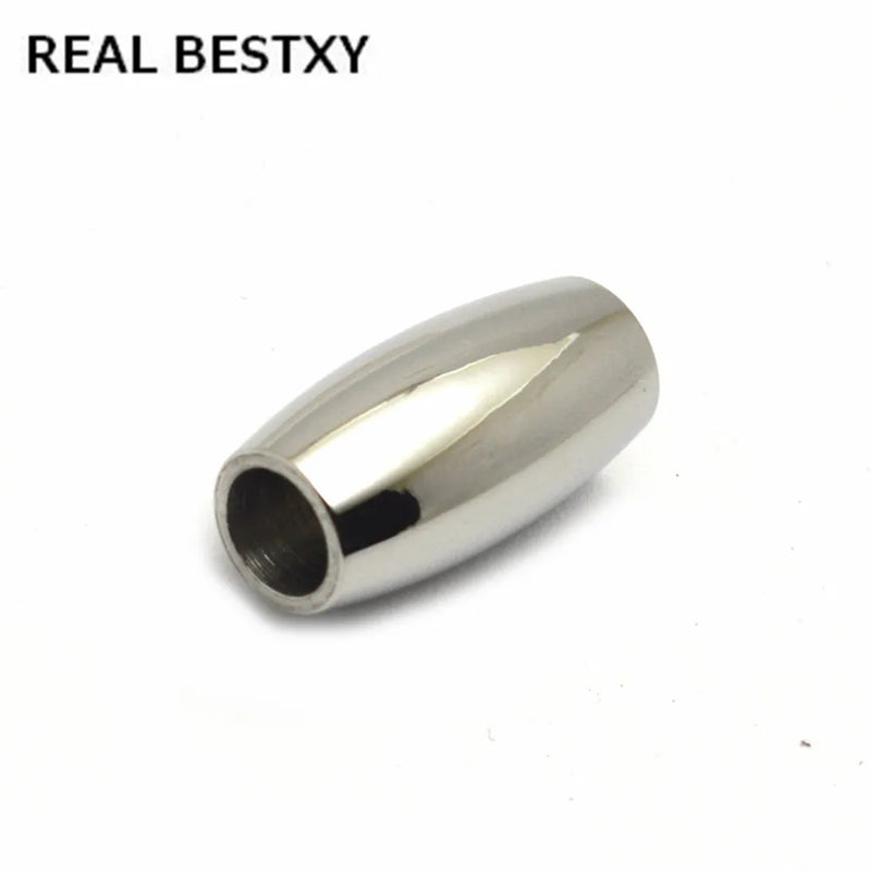 10pcs Strong Magnetic Clasps Round Leather Cord Jewelry Closures