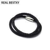 10pcs Strong Magnetic Clasps Round Leather Cord Jewelry Closures