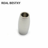 10pcs Strong Magnetic Clasps Round Leather Cord Jewelry Closures