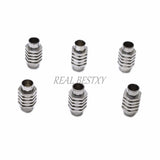 10pcs Stainless Steel Cylinder Magnetic Clasp 316L for Leather Bracelet DIY