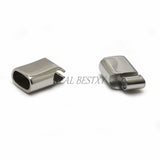 10pcs Stainless Steel Magnetic Clasp 8*4mm Hole Engraved Logo Jewelry Findings
